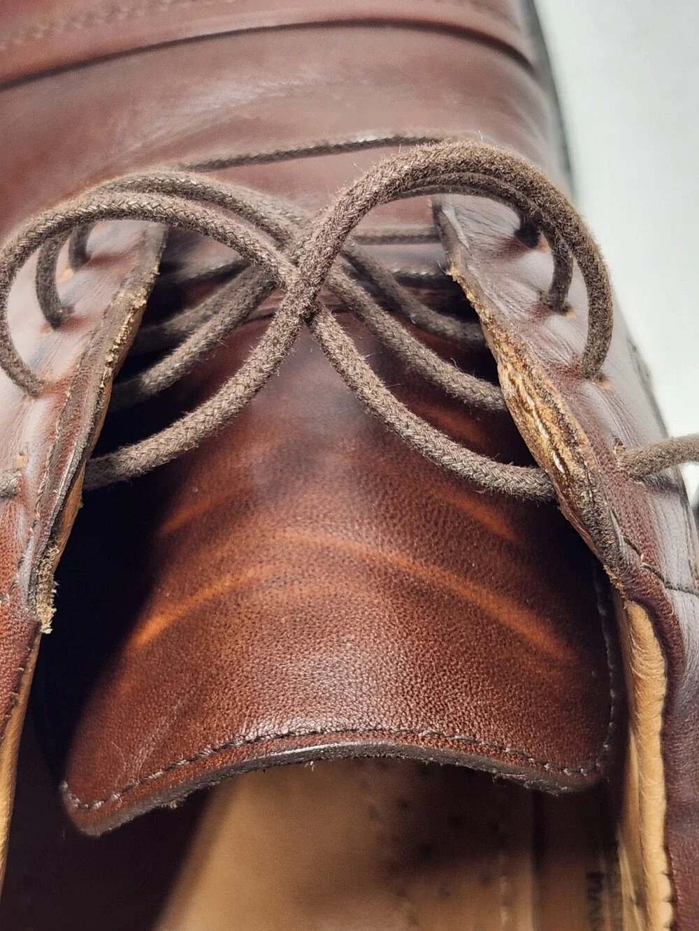 Florsheim @ease Brown Leather Cap-Toe Derby Shoes Size 9 Classic Wedding Office